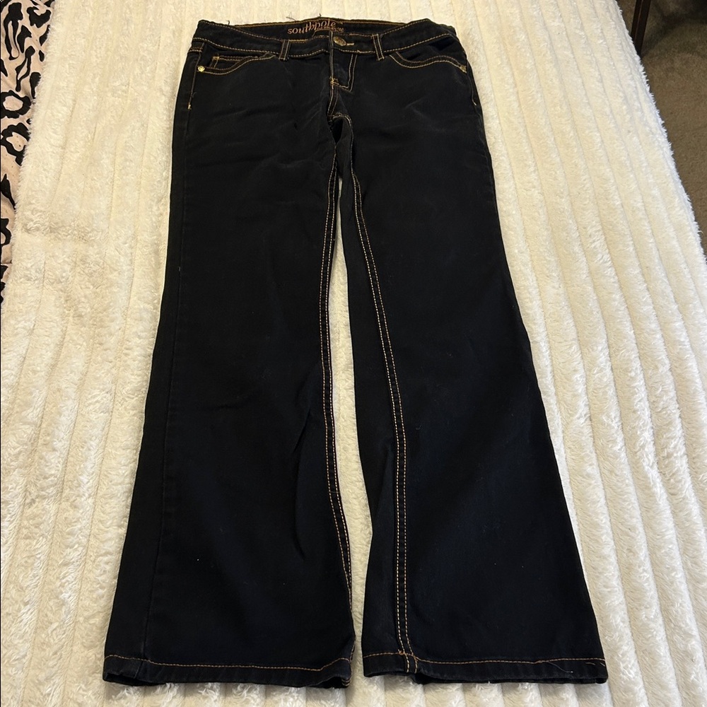 Y2K SouthPole Black Straightleg Jeans - Picture 10 of 15